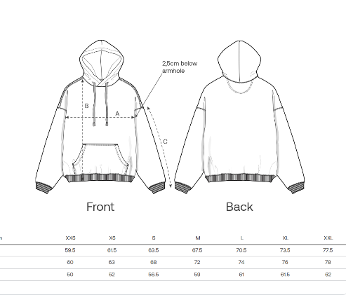 Vintage Heavyweight Hoodie – bluza oversize z organicznej bawełny