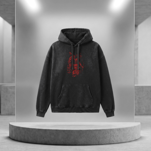 Vintage Heavyweight Hoodie – bluza oversize z organicznej bawełny