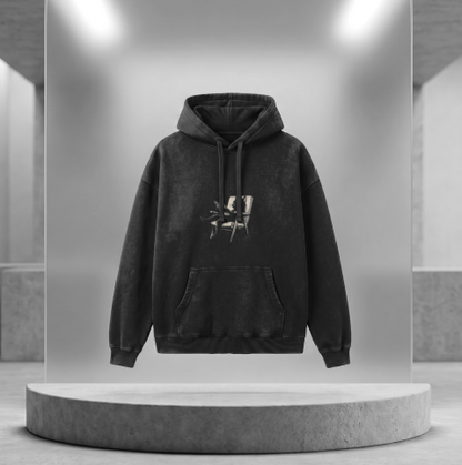 Vintage Heavyweight Hoodie – bluza oversize z organicznej bawełny