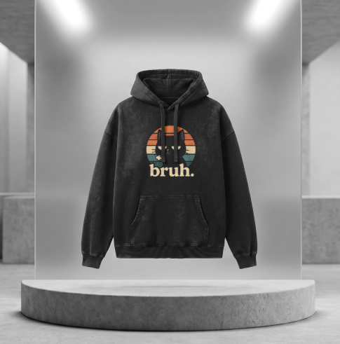 Vintage Heavyweight Hoodie – bluza oversize z organicznej bawełny