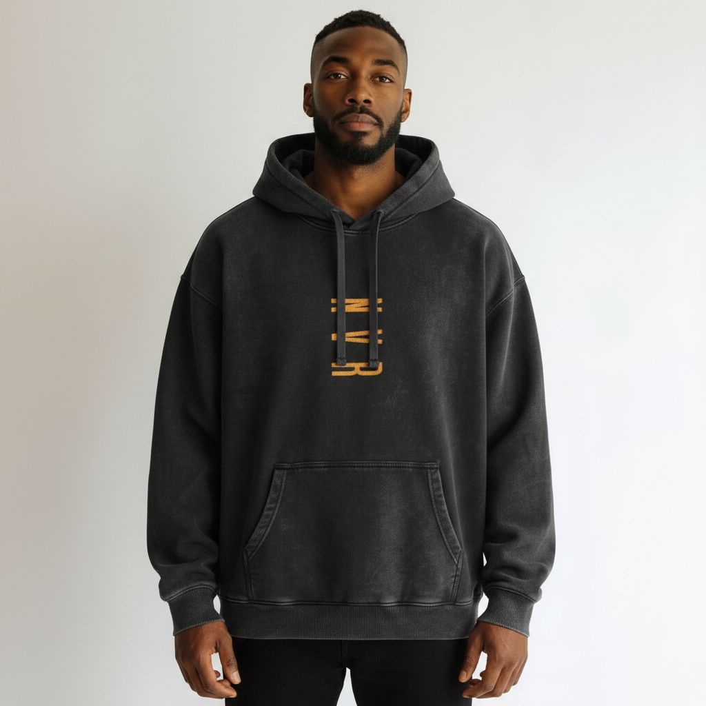 Vintage Heavyweight Hoodie – bluza oversize z organicznej bawełny