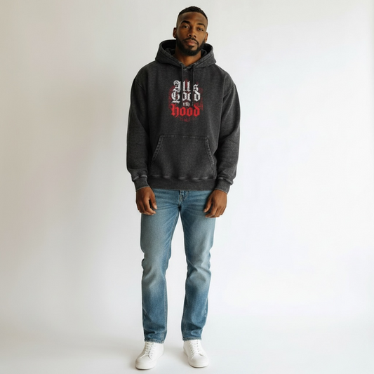 Vintage Heavyweight Hoodie – bluza oversize z organicznej bawełny