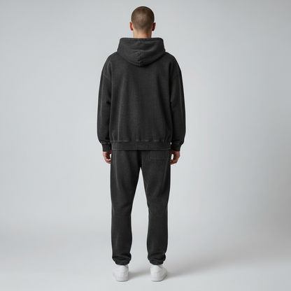 Vintage Heavyweight Hoodie – bluza oversize z organicznej bawełny