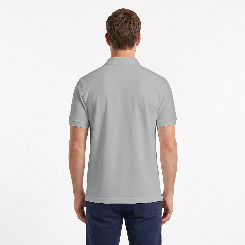 Vintage Garment Dyed Polo – koszulka polo z organicznej bawełny