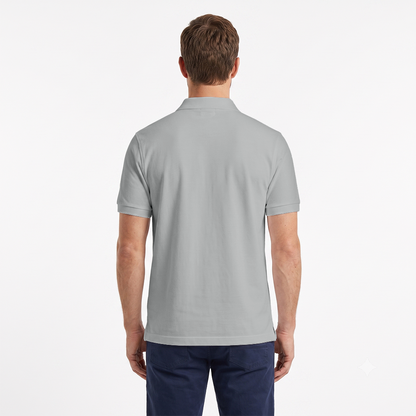 Vintage Garment Dyed Polo – koszulka polo z organicznej bawełny